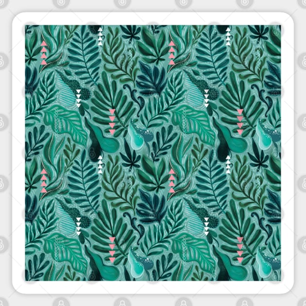 Tropical Plantation Sticker by kostolom3000